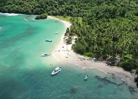 Playa Ermitano beach tour from Samana port Dominican Republic