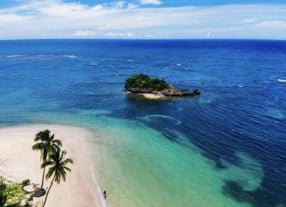 Playa Ermitano Boat Tour in Samana Dominican Republic.